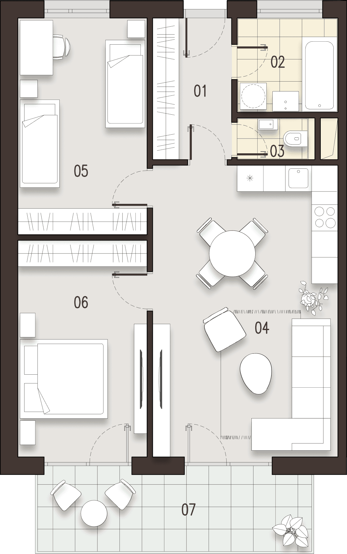 Residence K2.01 plan