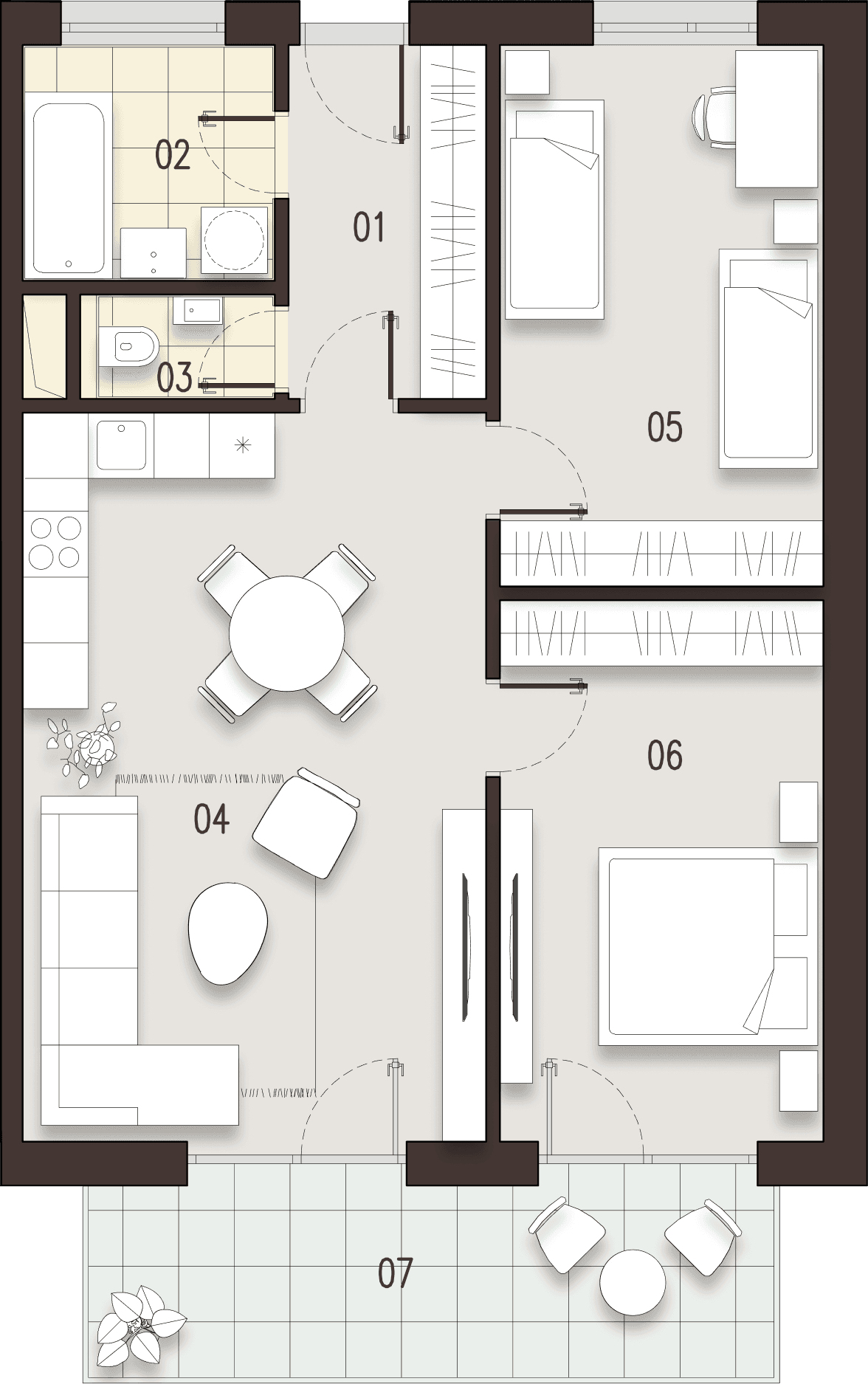 Residence D2.03 plan