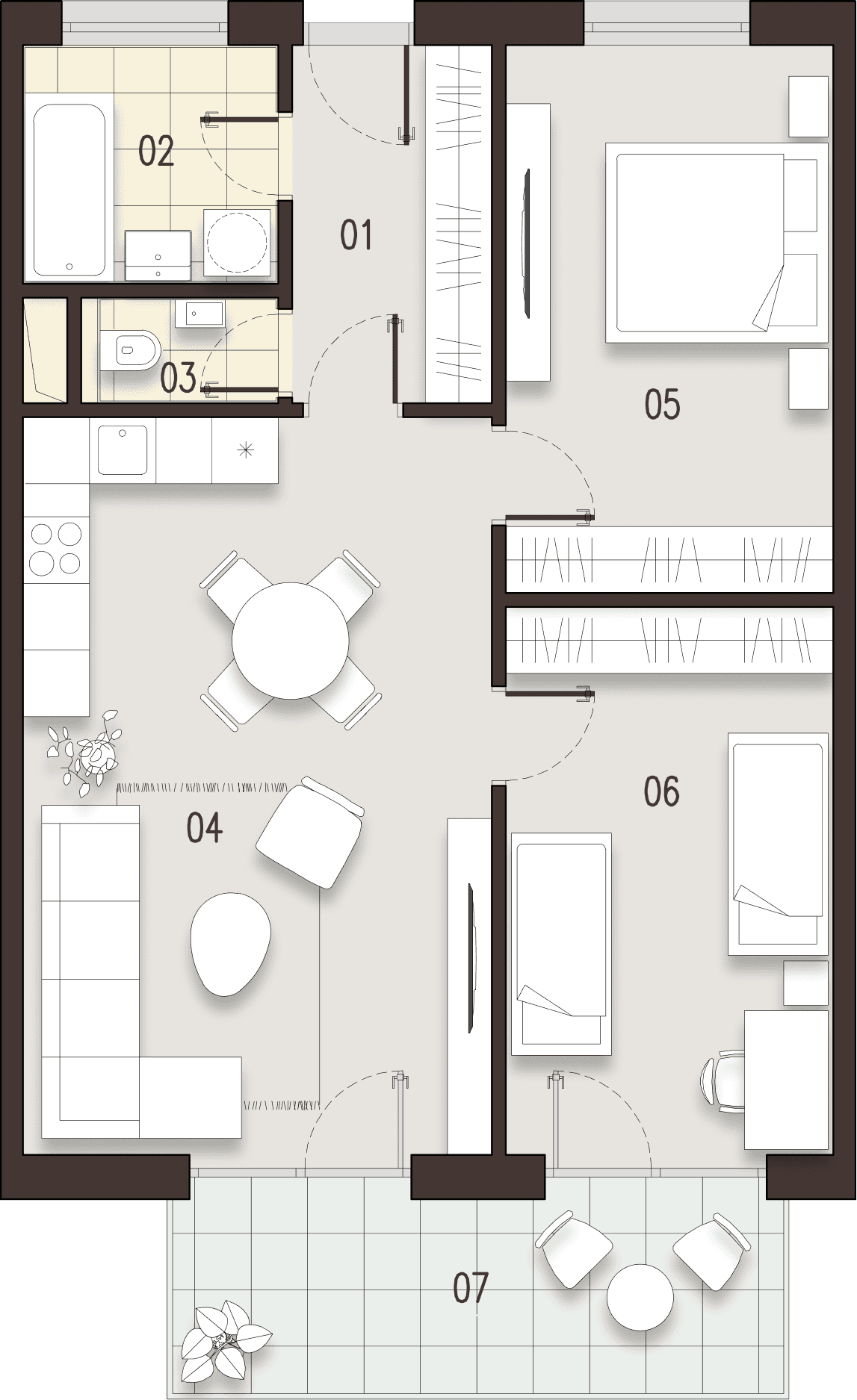 Residence K2.02 plan