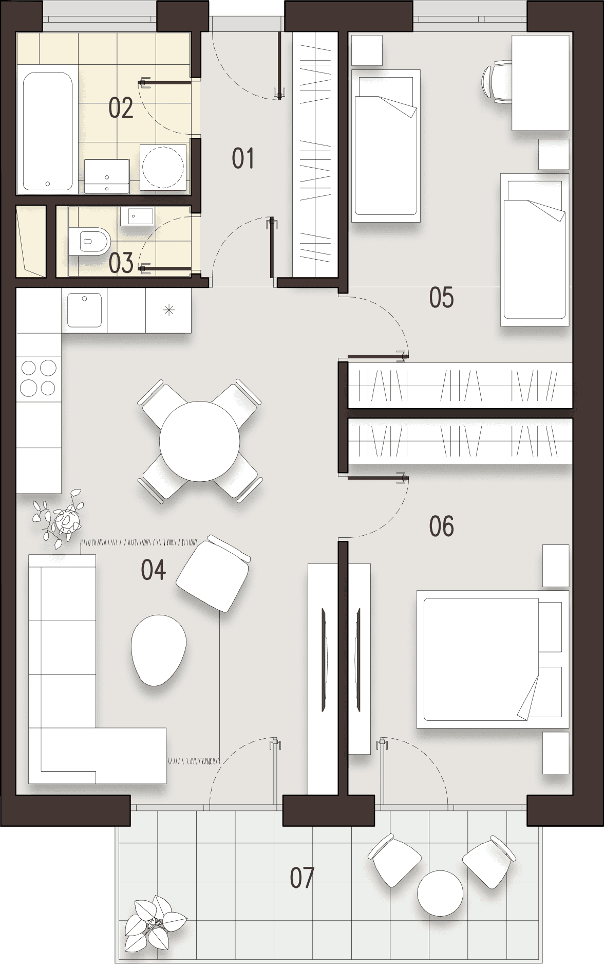 Residence D3.05 plan