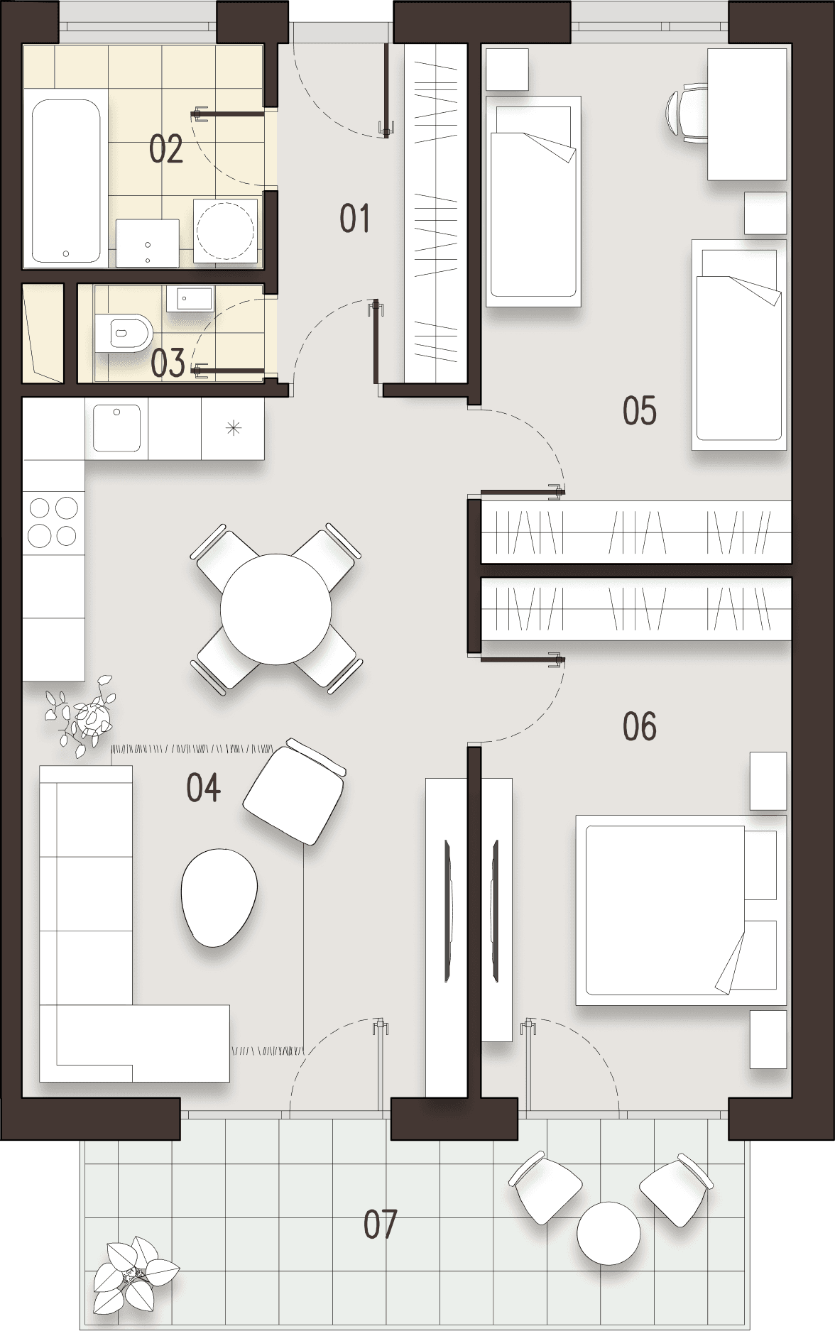 Residence K2.05 plan