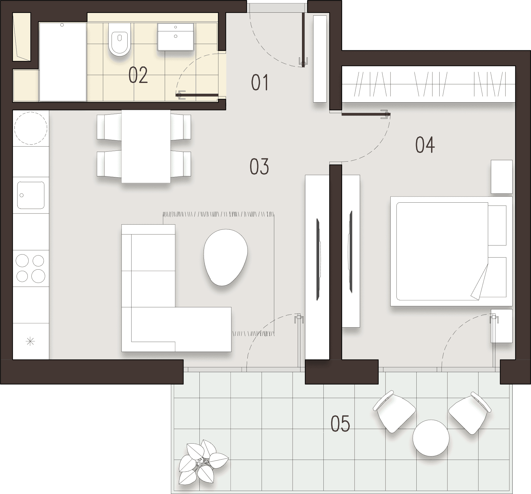 Residence K3.03 plan