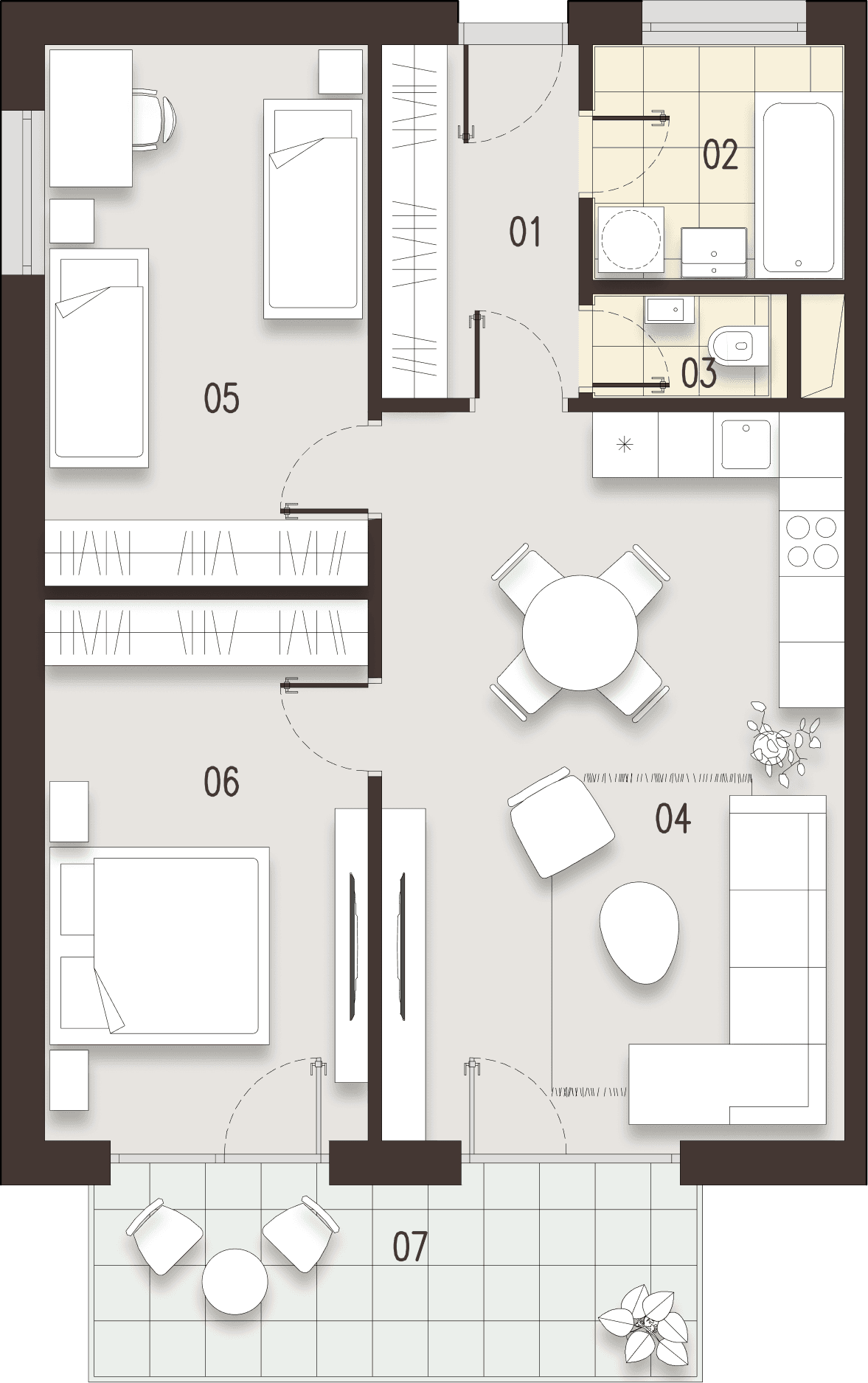 Residence D3.01 plan